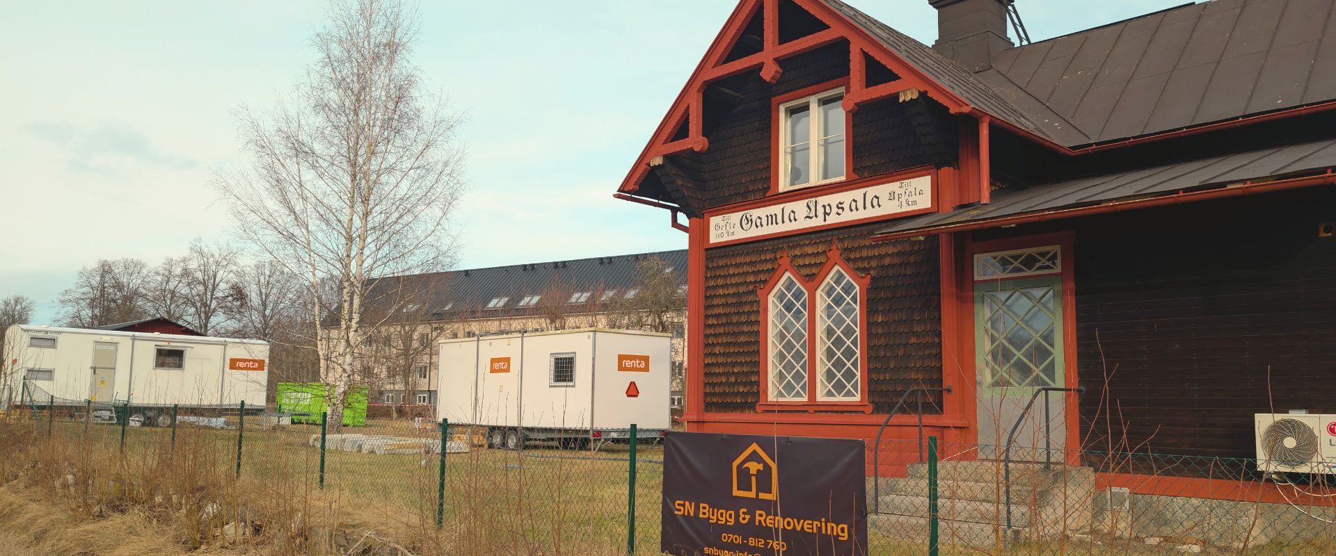 Renovering av Stationshuset Gamla Uppsala Kulturfastigheter